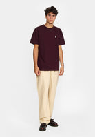 Revolution Application T-Shirt T-Shirts Burgundy-melange