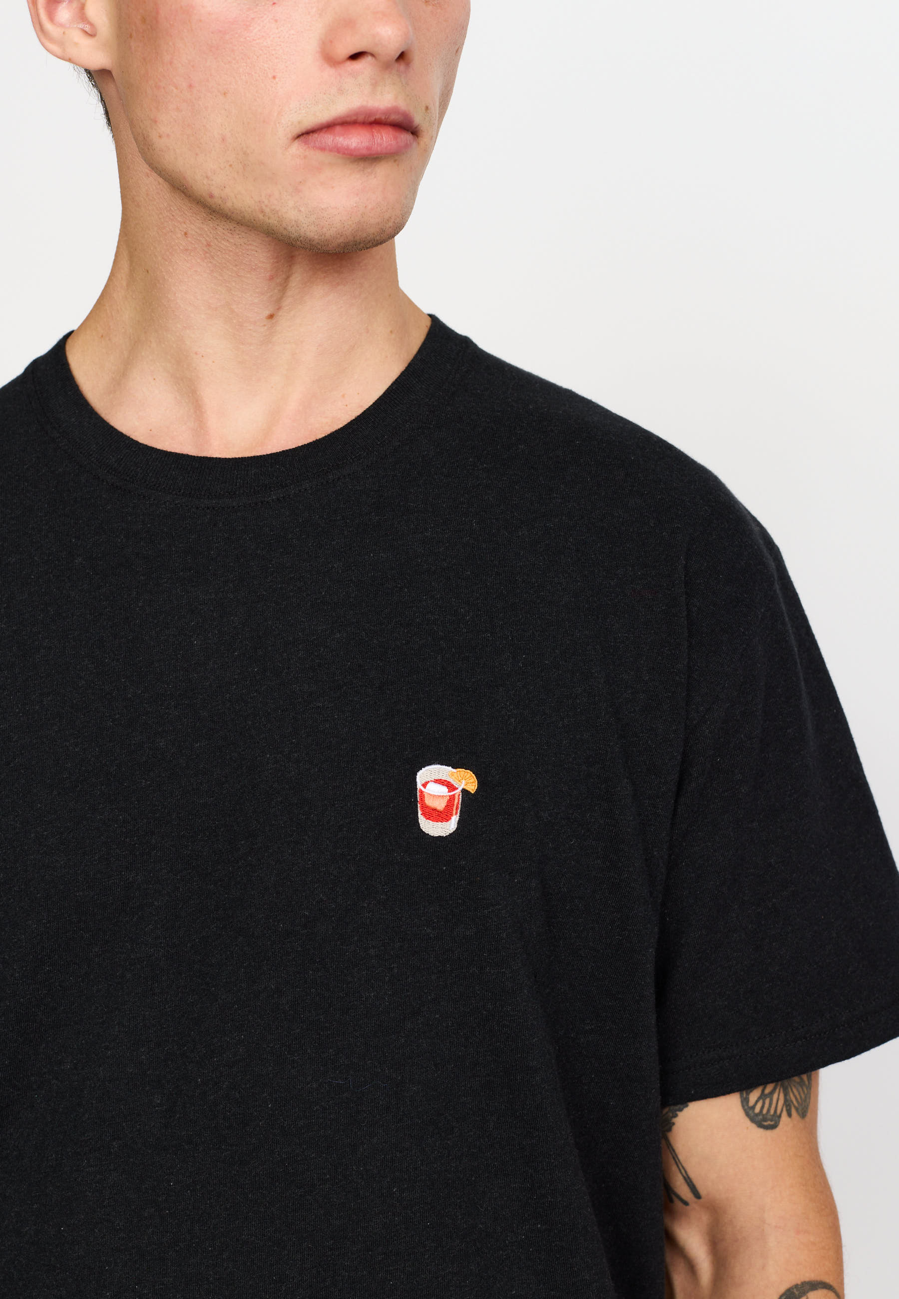 Revolution Application T-Shirt T-Shirts Black-melange