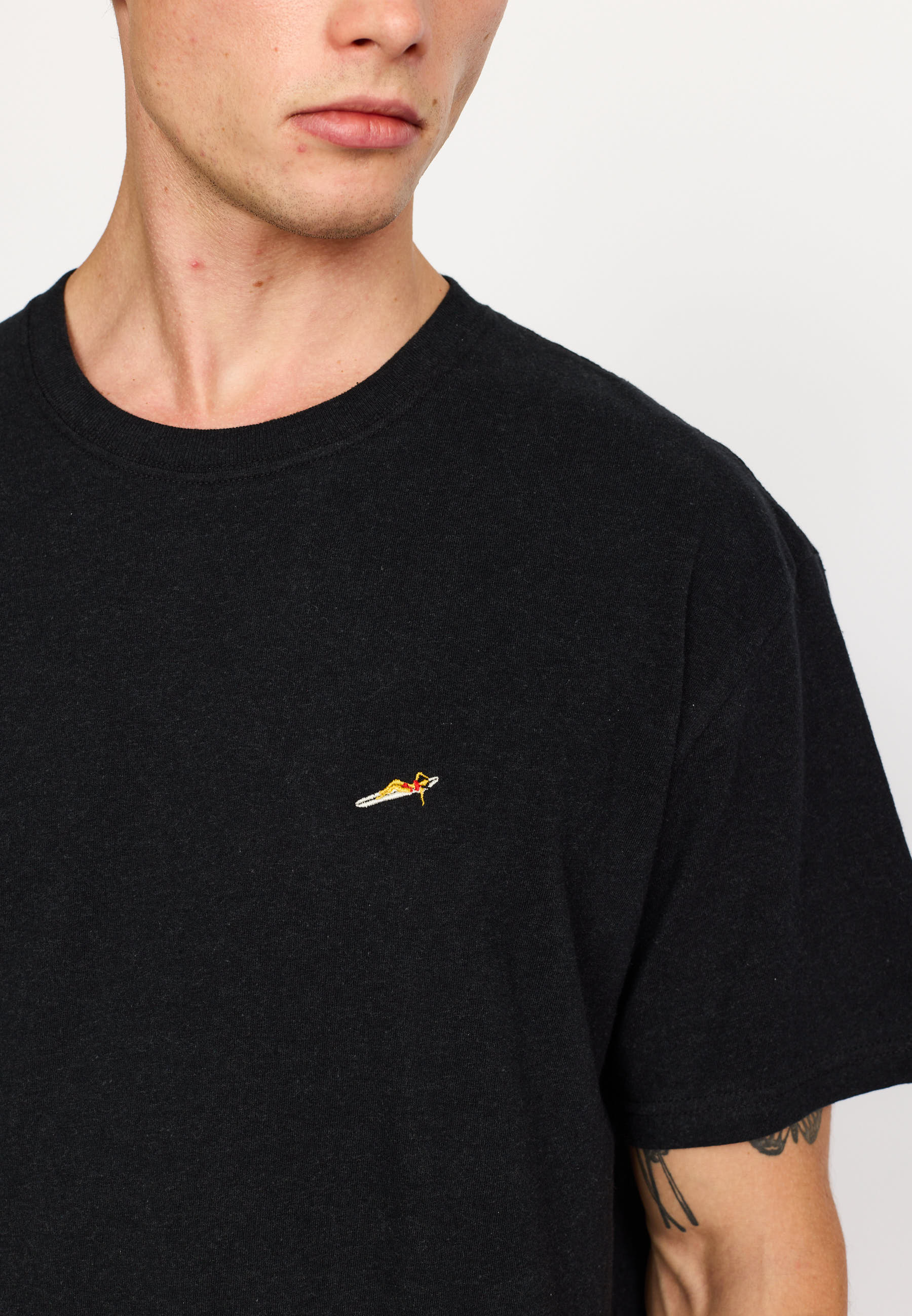 Revolution Application T-Shirt T-Shirts Black-melange