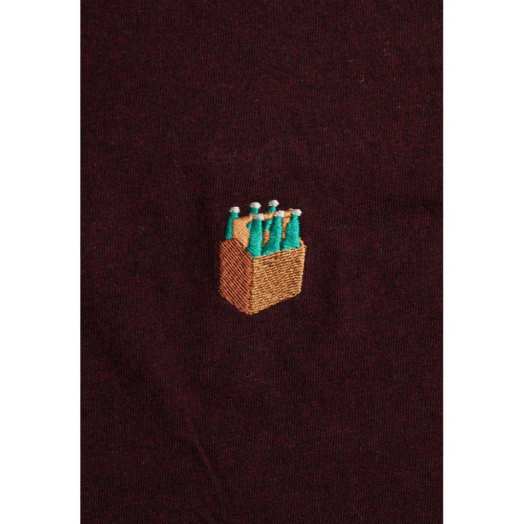 Revolution Application T-Shirt T-Shirts Burgundy-melange
