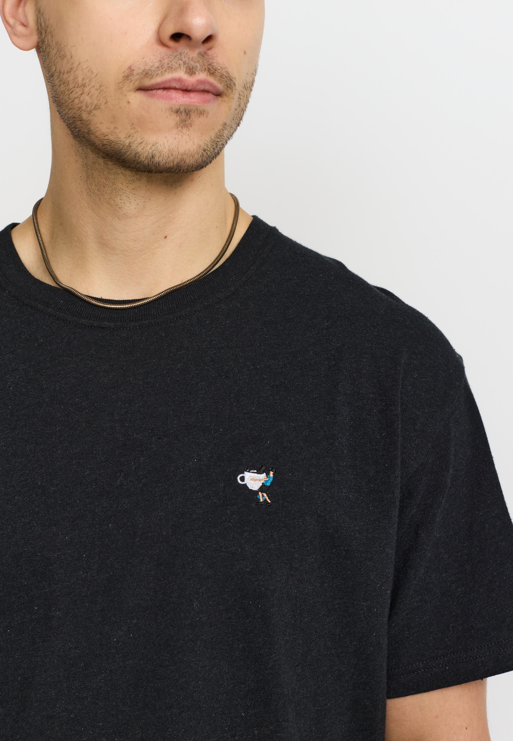 Revolution Application T-Shirt T-Shirts Black-melange