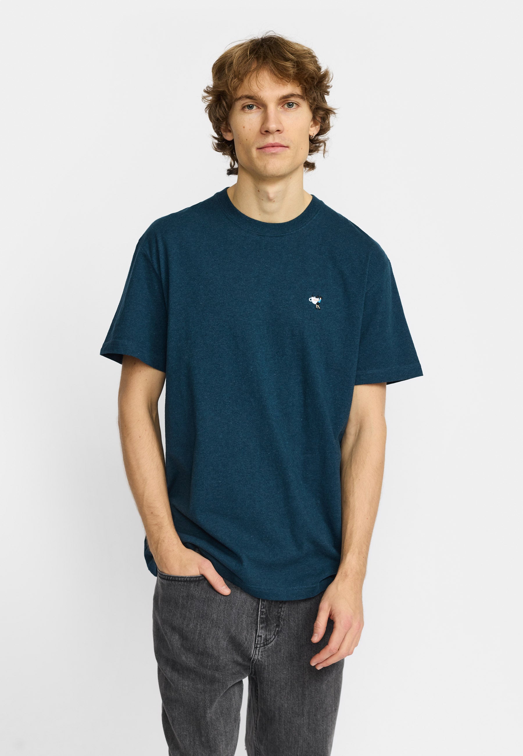 Revolution Application T-Shirt T-Shirts Darkpetrol-melange