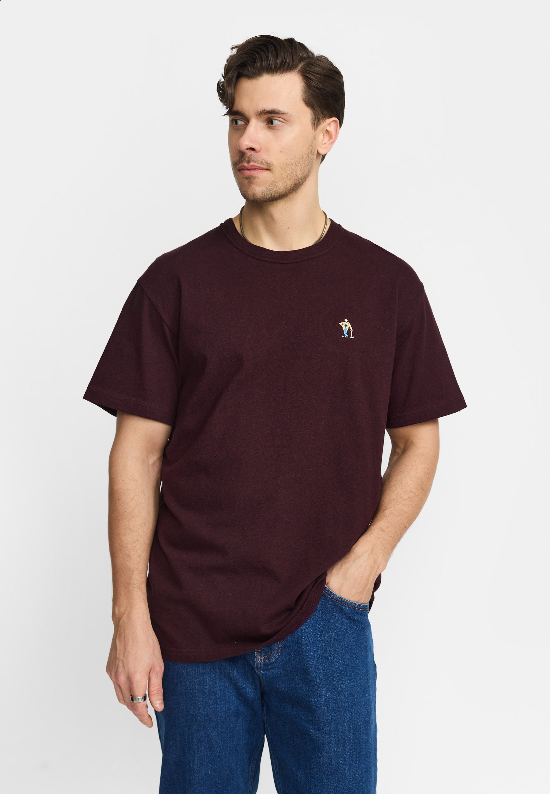 Revolution Application T-Shirt T-Shirts Burgundy