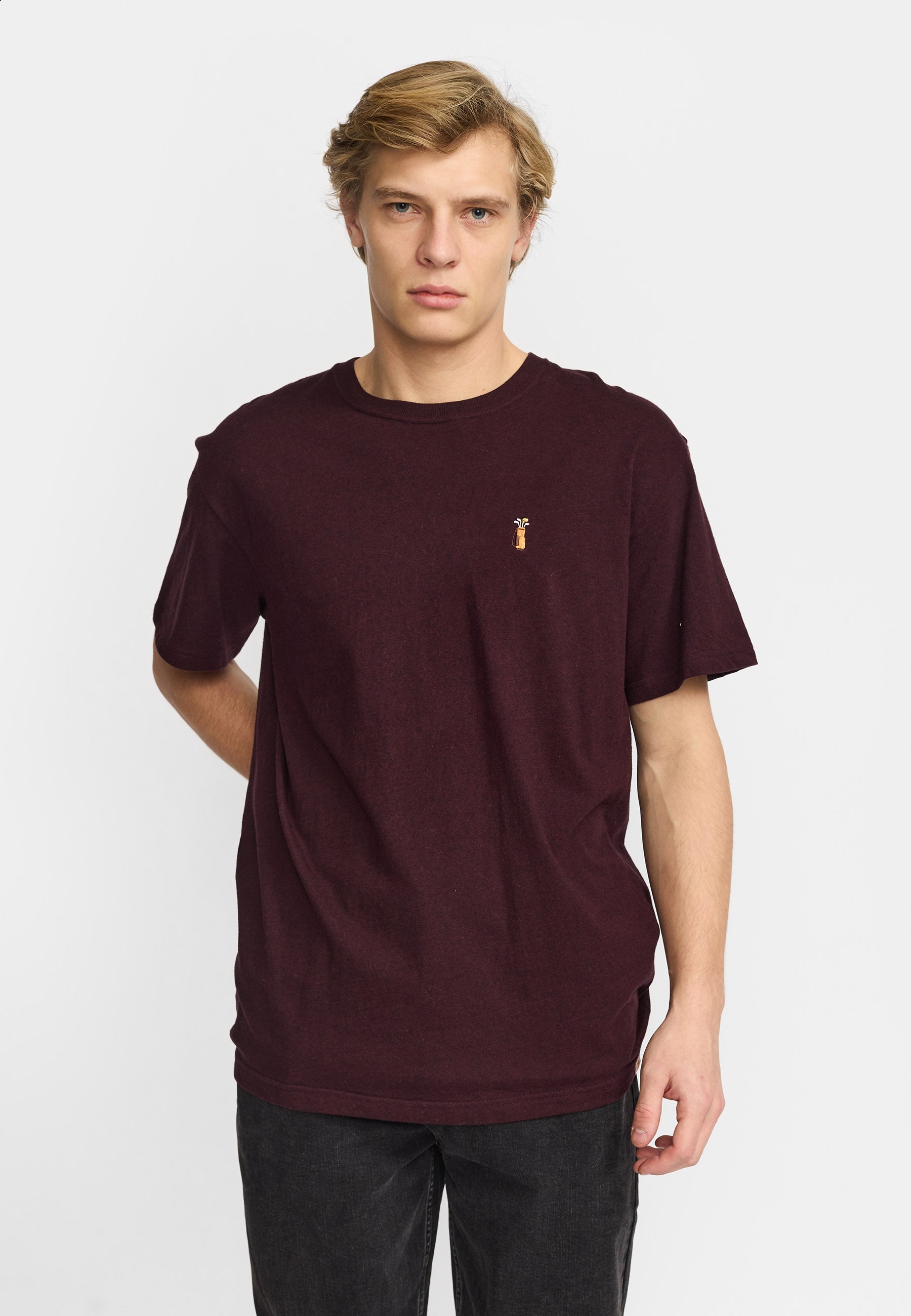 Revolution Application T-Shirt T-Shirts Burgundy
