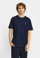 Revolution Application T-Shirt T-Shirts Navy-melange