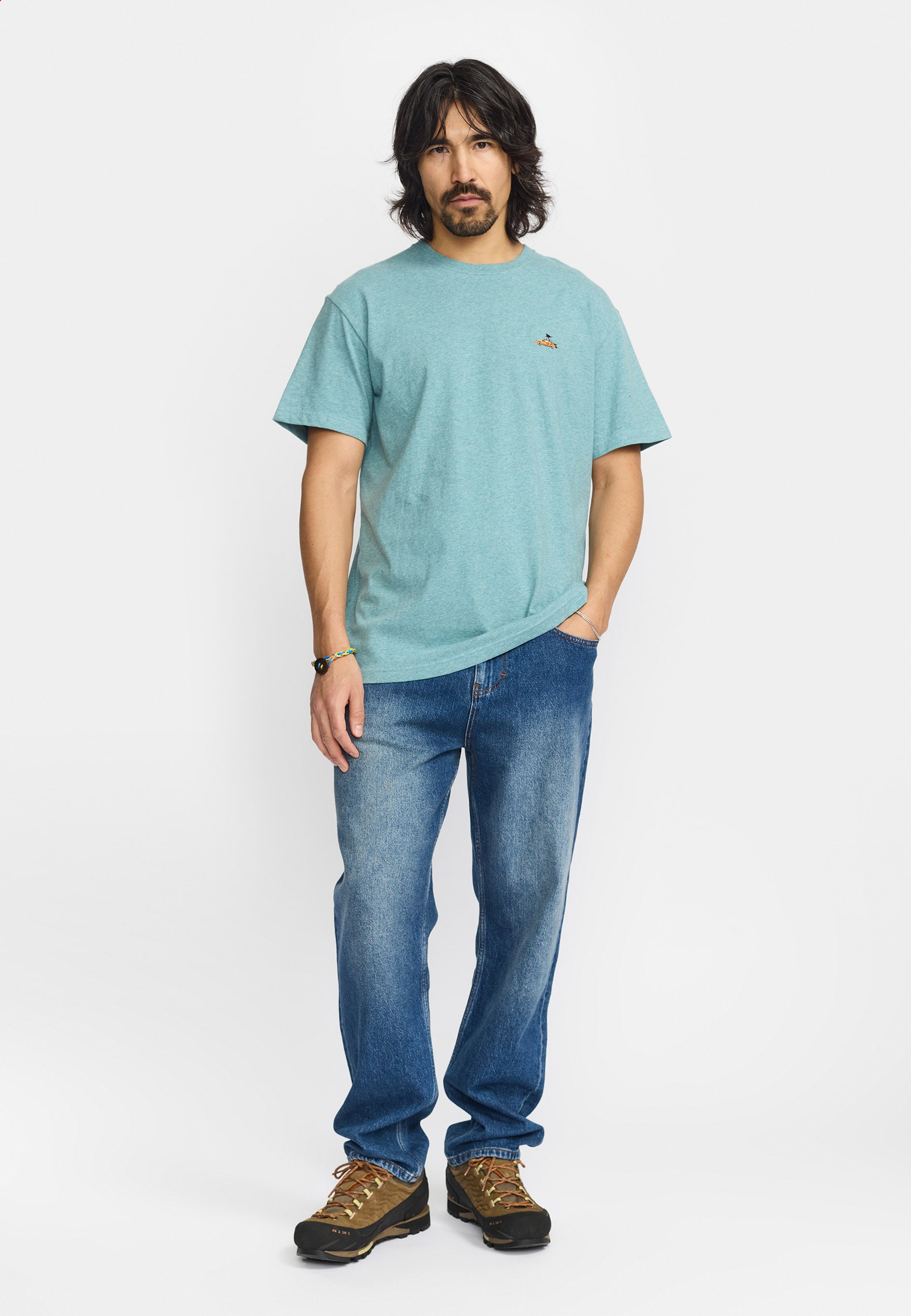Revolution Application T-Shirt T-Shirts Turqouise-melange