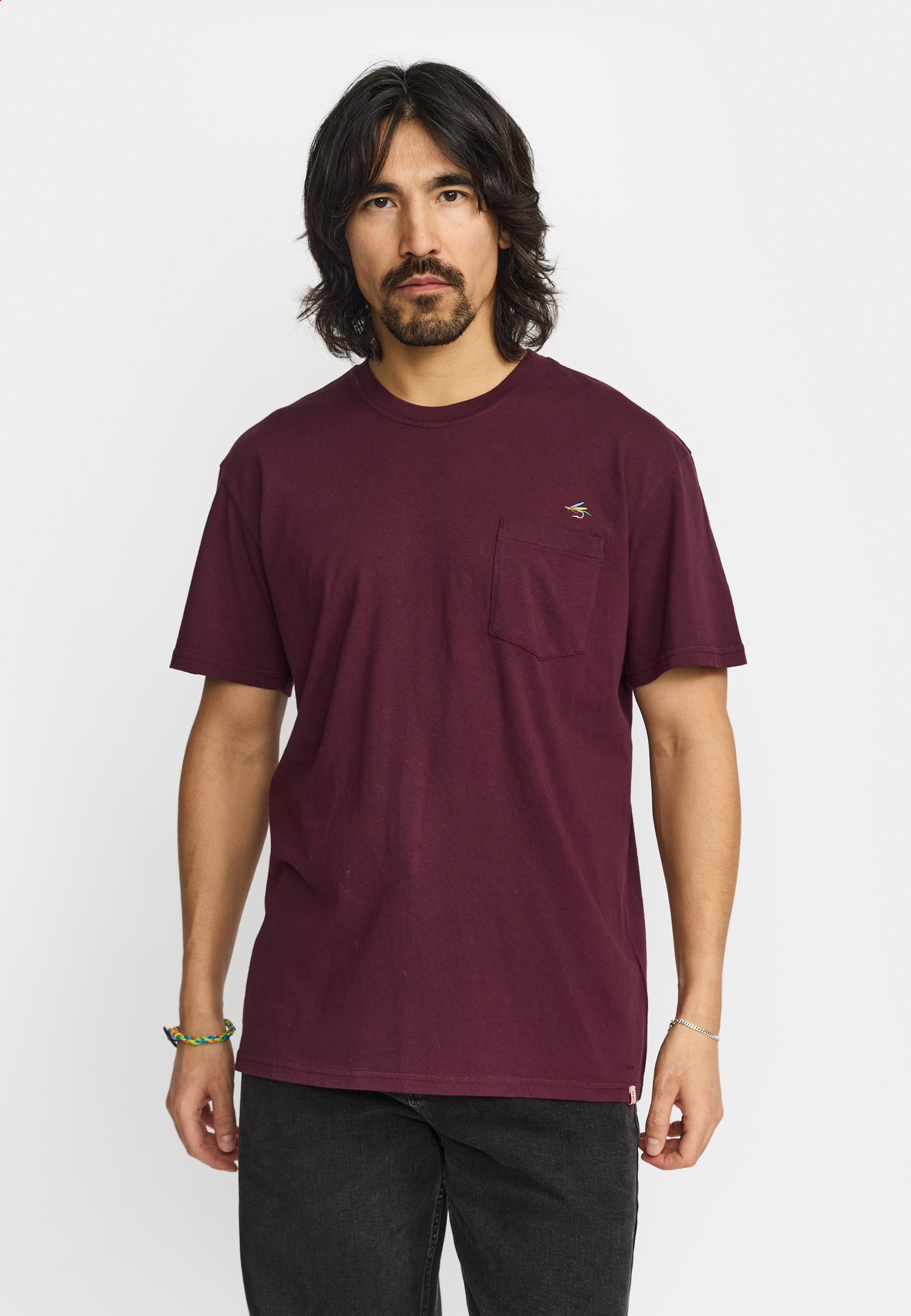 Revolution Application T-Shirt T-Shirts Burgundy