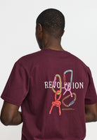 Revolution Application T-Shirt T-Shirts Burgundy