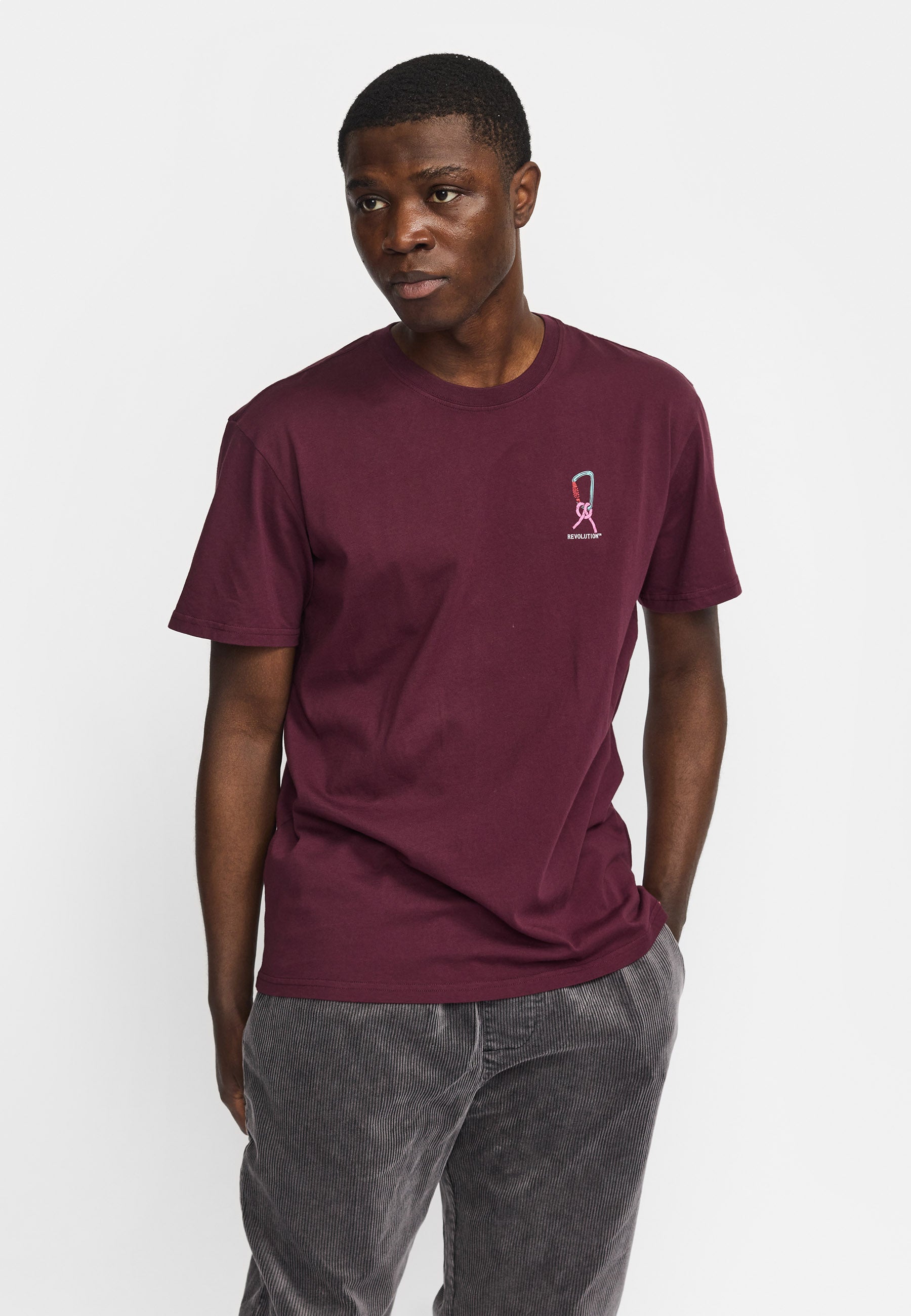 Revolution Application T-Shirt T-Shirts Burgundy