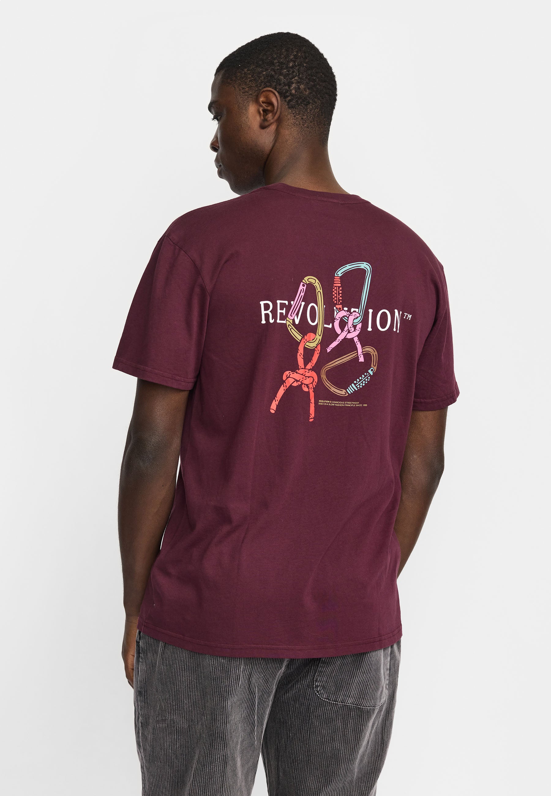 Revolution Application T-Shirt T-Shirts Burgundy