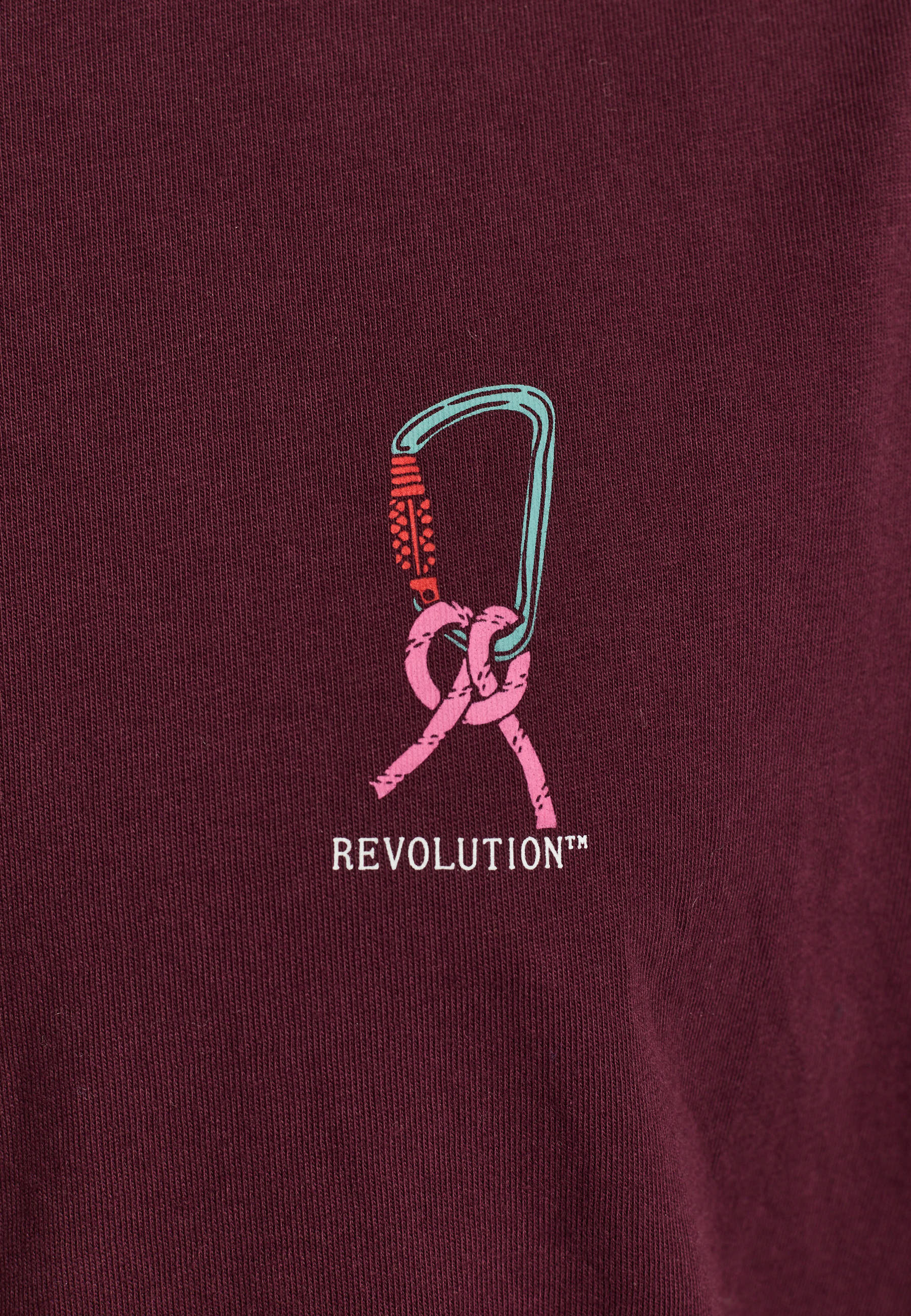 Revolution Application T-Shirt T-Shirts Burgundy