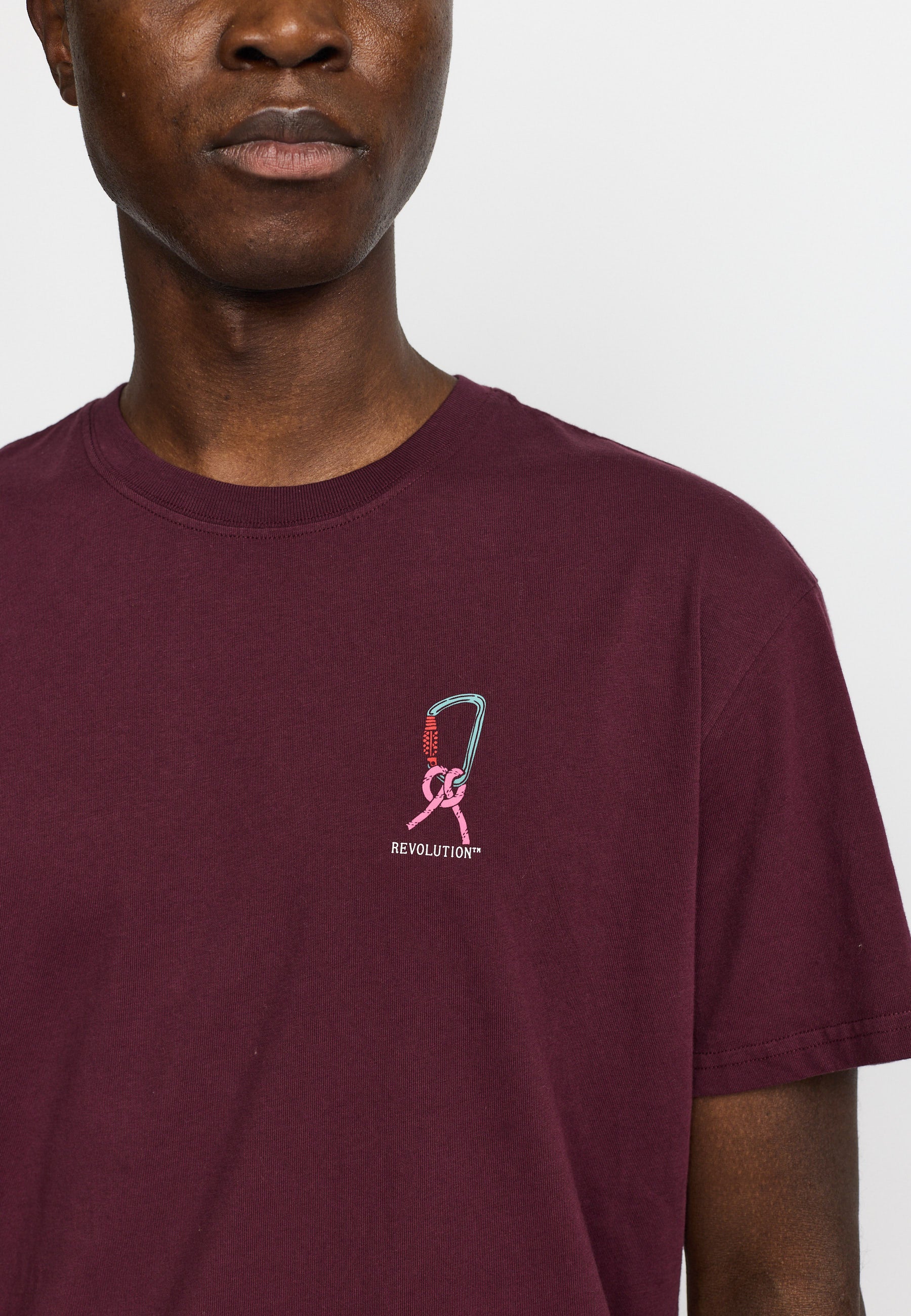 Revolution Application T-Shirt T-Shirts Burgundy