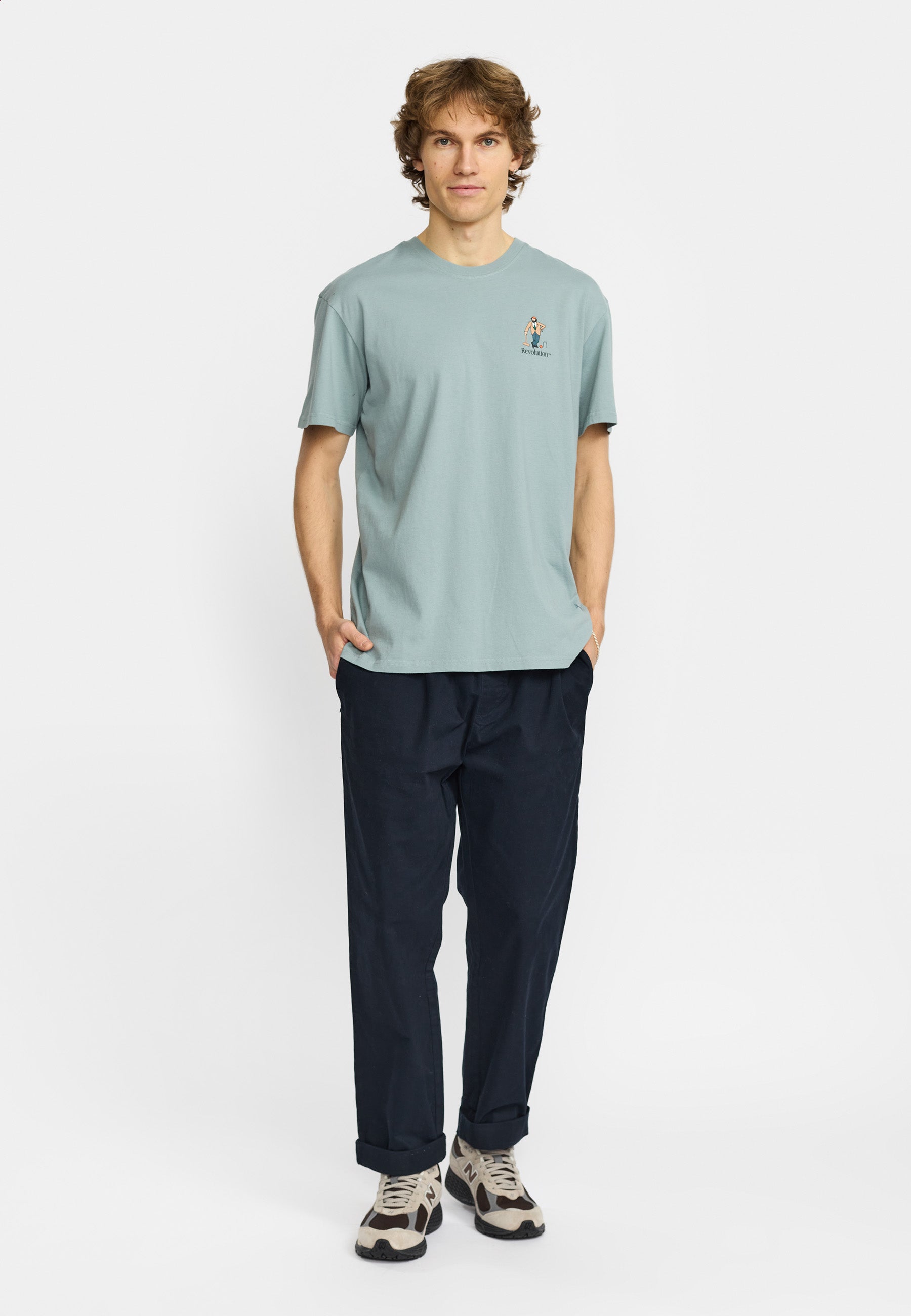 Revolution Application T-Shirt T-Shirts Dustblue