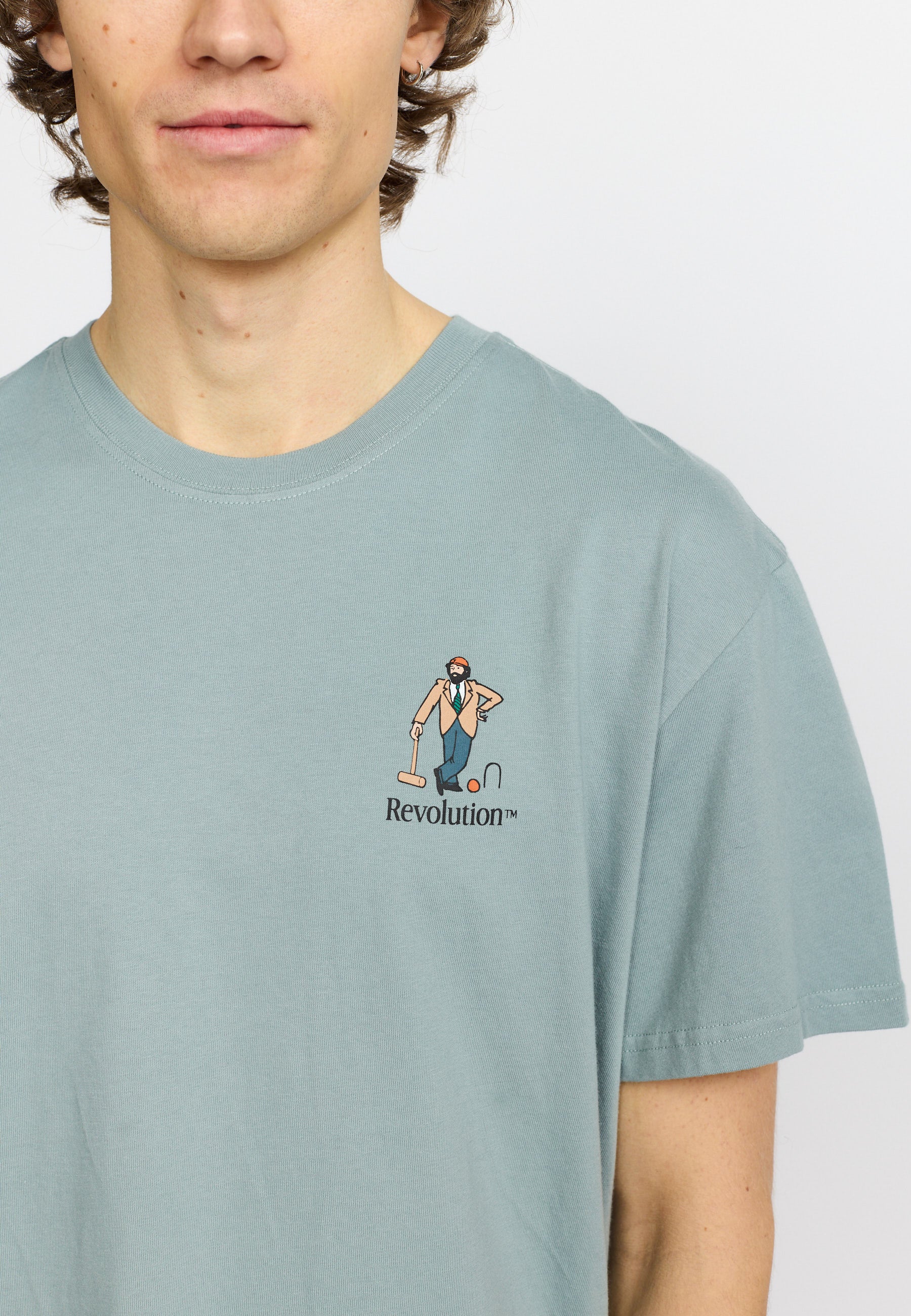 Revolution Application T-Shirt T-Shirts Dustblue