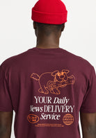 Revolution Application T-Shirt T-Shirts Burgundy