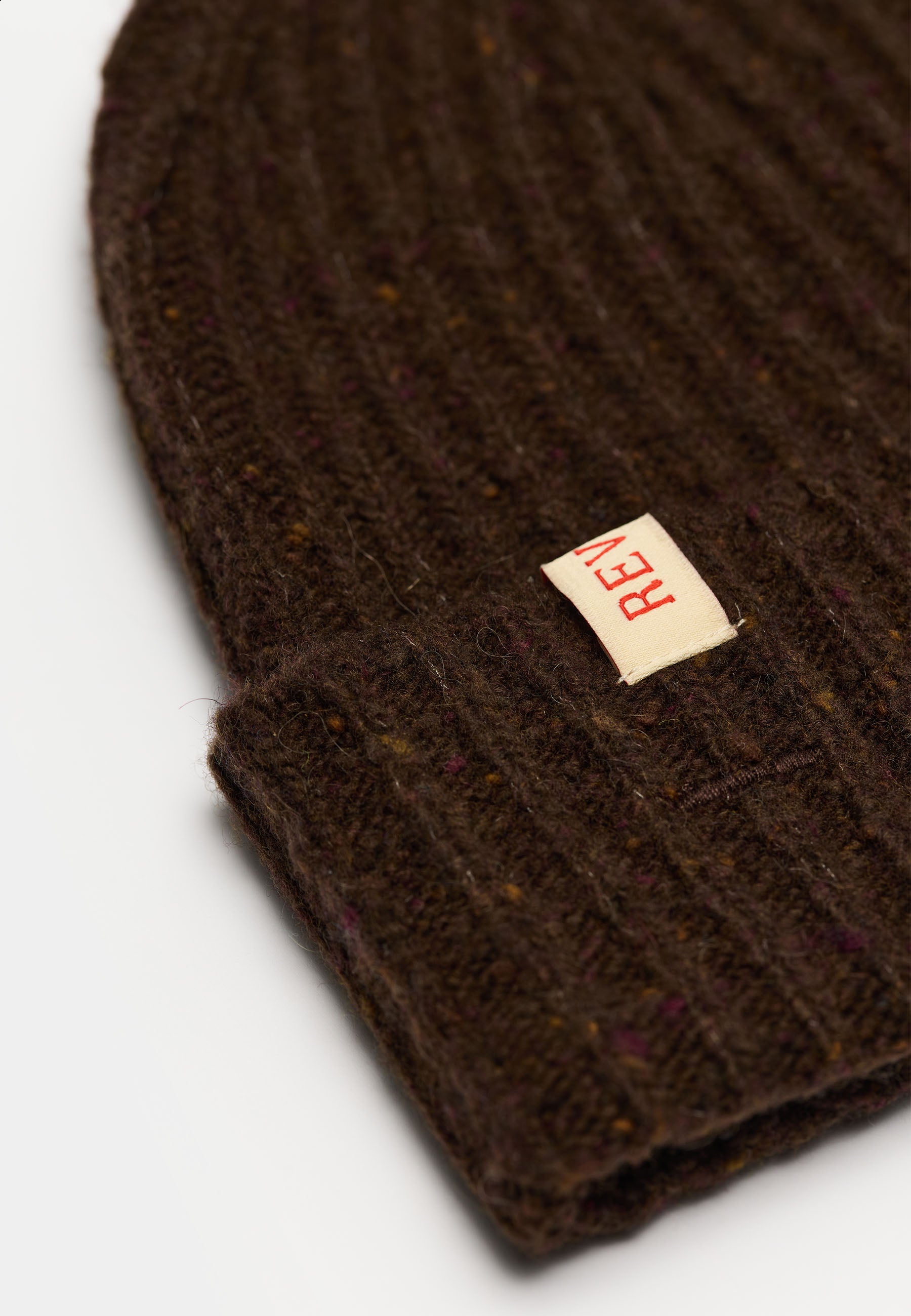 Revolution Beanie Melange Headwear Darkbrown