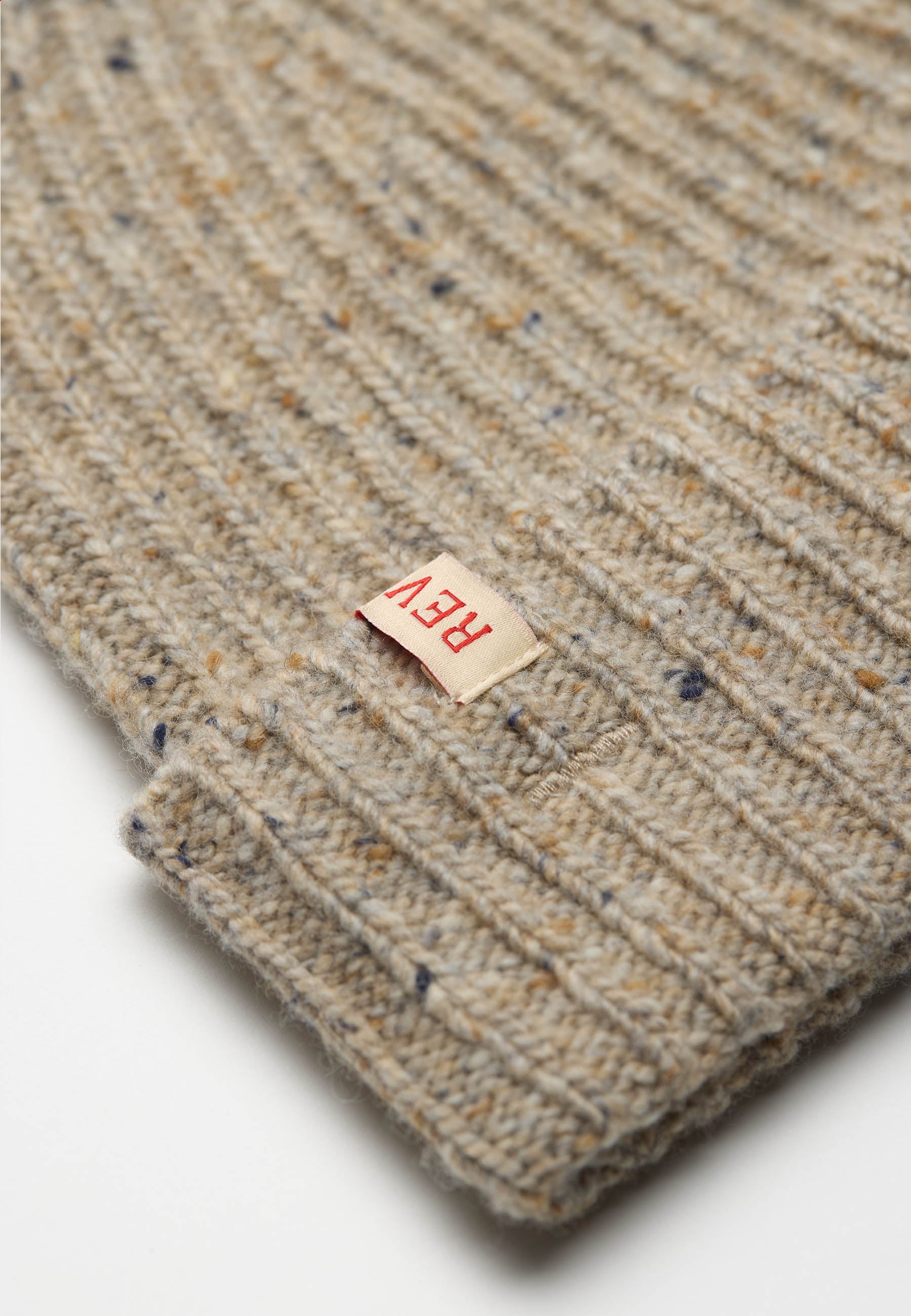 Revolution Beanie Melange Headwear Offwhite