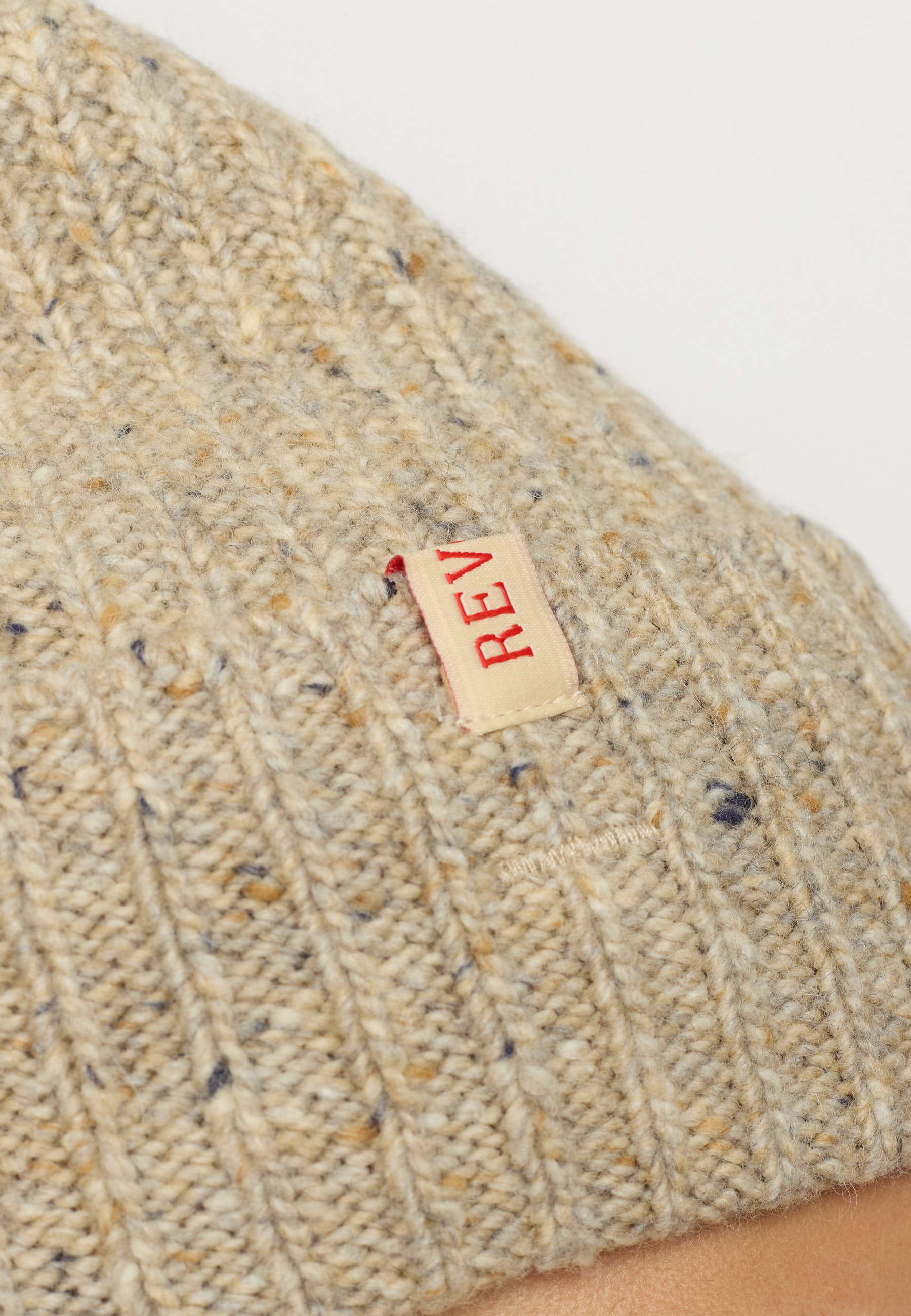 Revolution Beanie Melange Headwear Offwhite
