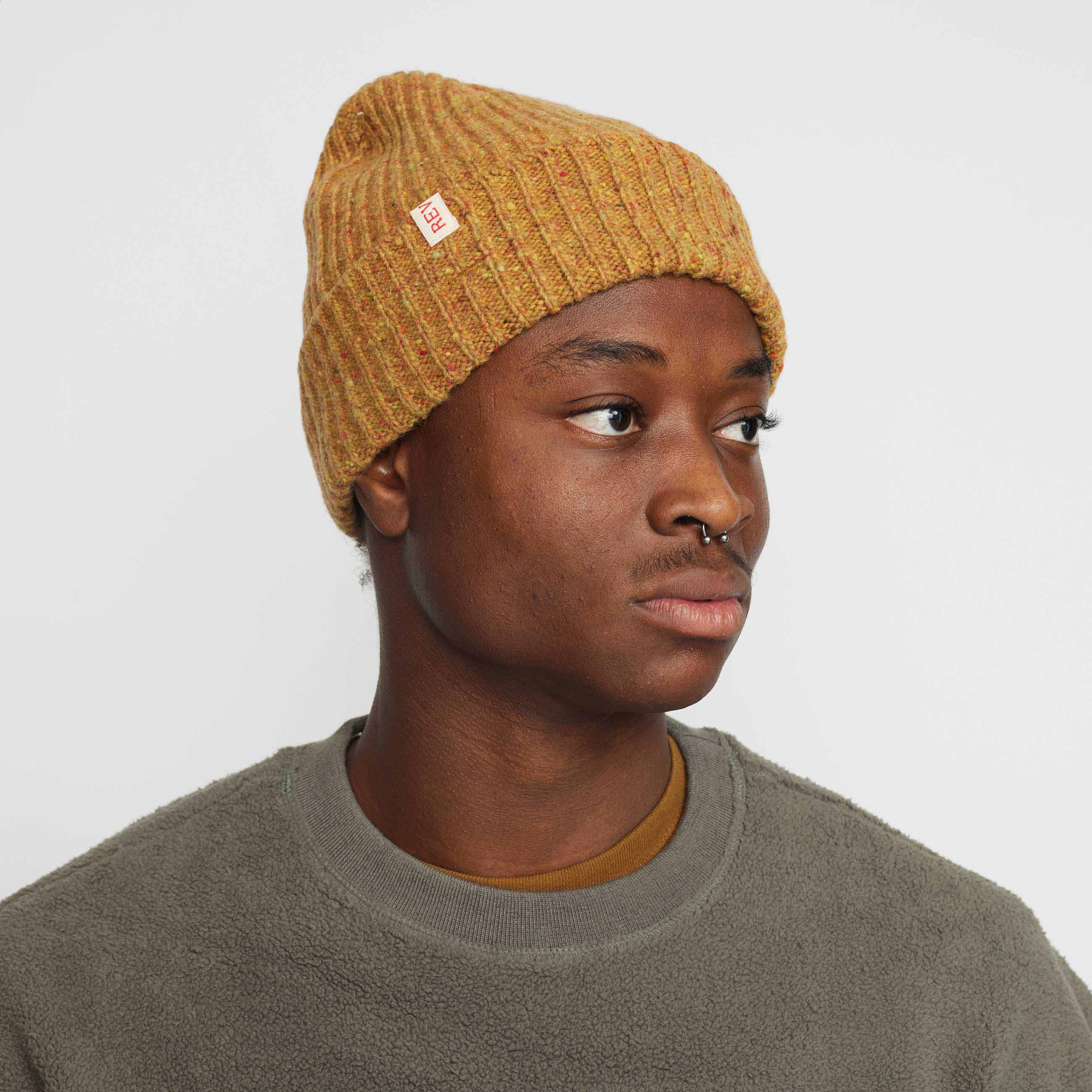 Revolution Beanie Melange Headwear Yellow