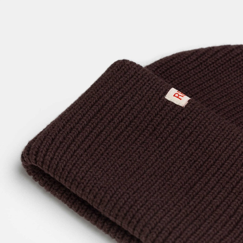 Revolution Big Fold Up Beanie Headwear Darkbrown