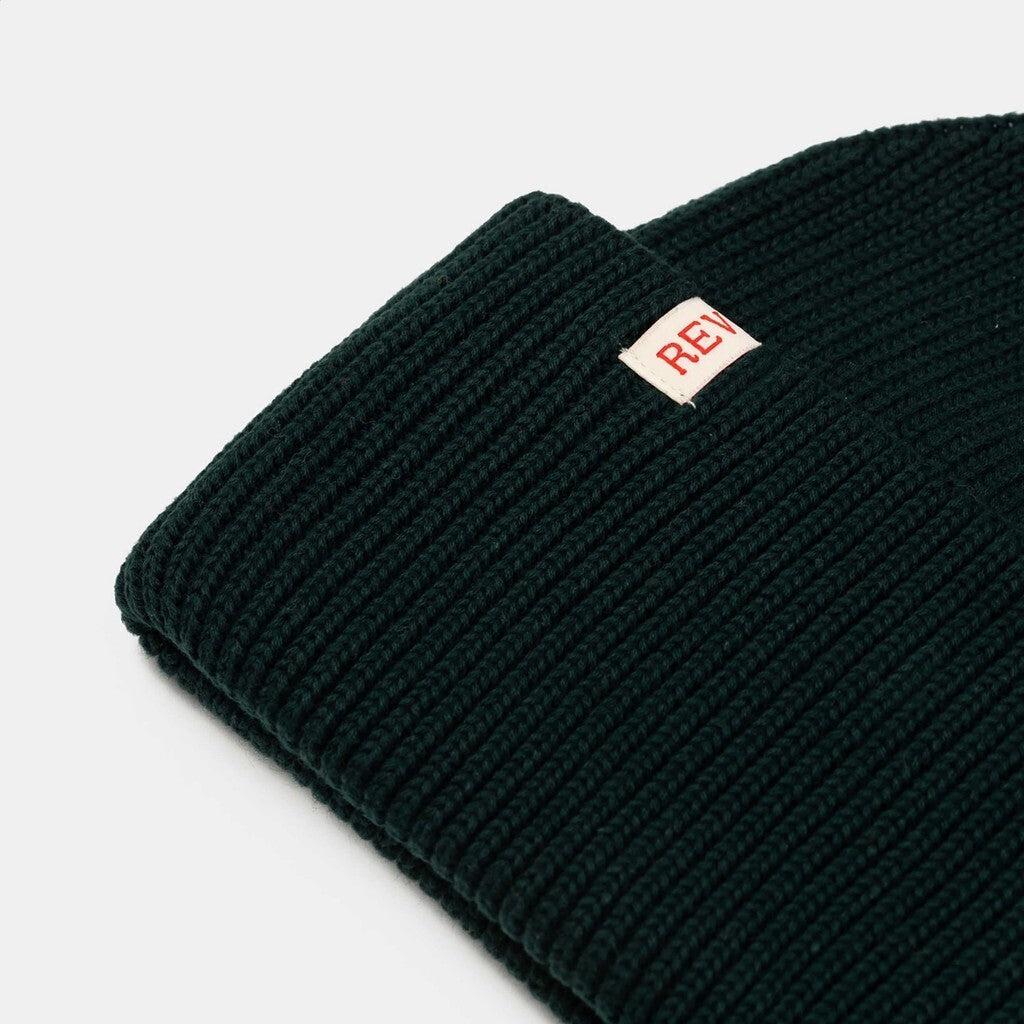 Revolution Big Fold Up Beanie Headwear Darkgreen