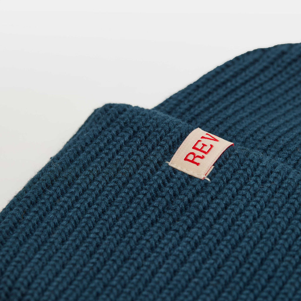 Revolution Big Fold Up Beanie Headwear Darkblue