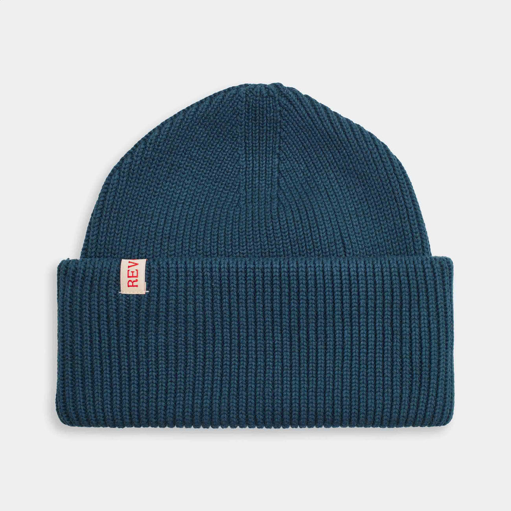 Revolution Big Fold Up Beanie Headwear Darkblue