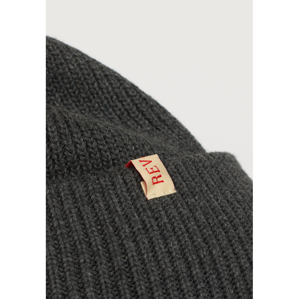 Revolution Big Fold Up Beanie Headwear Darkgrey-melange