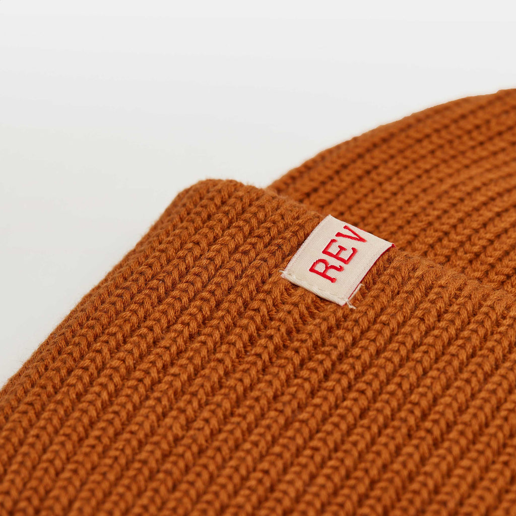 Revolution Big Fold Up Beanie Headwear Darkorange