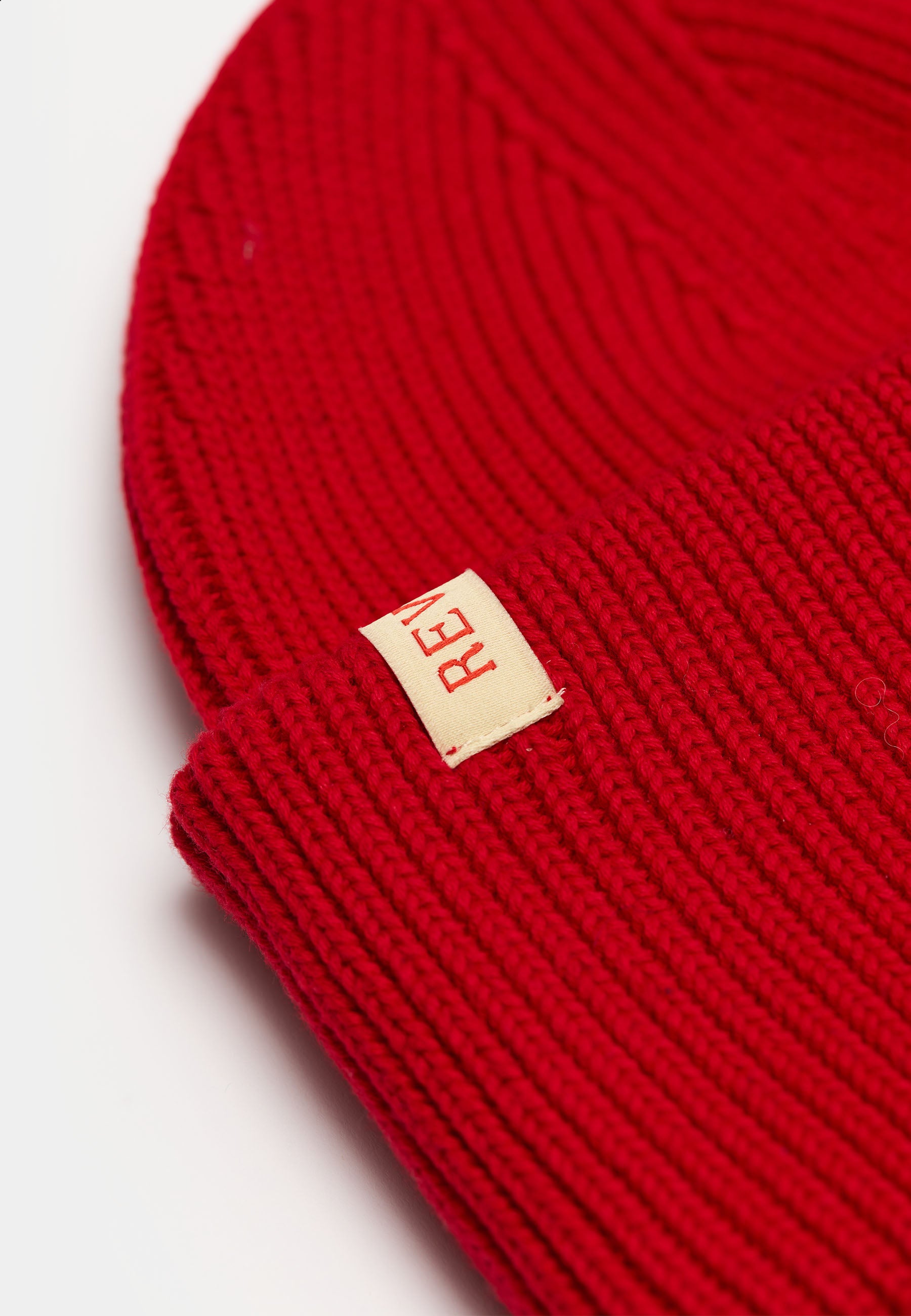 Revolution Big Fold Up Beanie Headwear Red