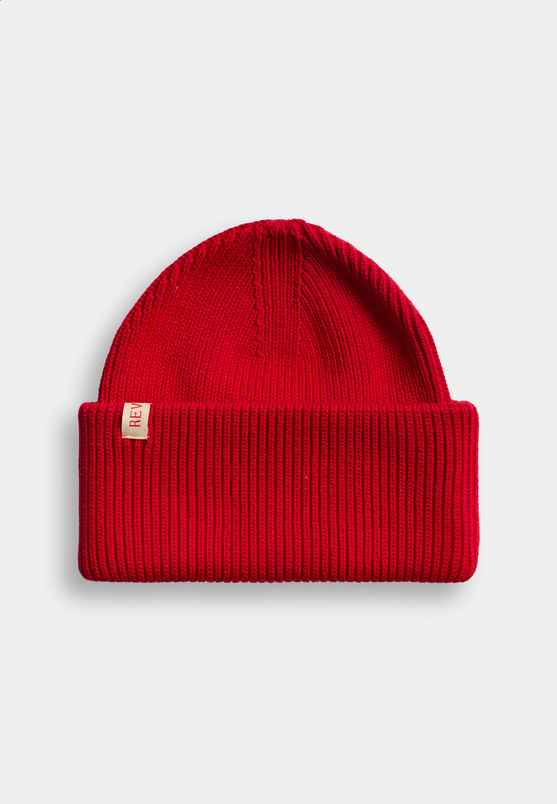 Revolution Big Fold Up Beanie Headwear Red
