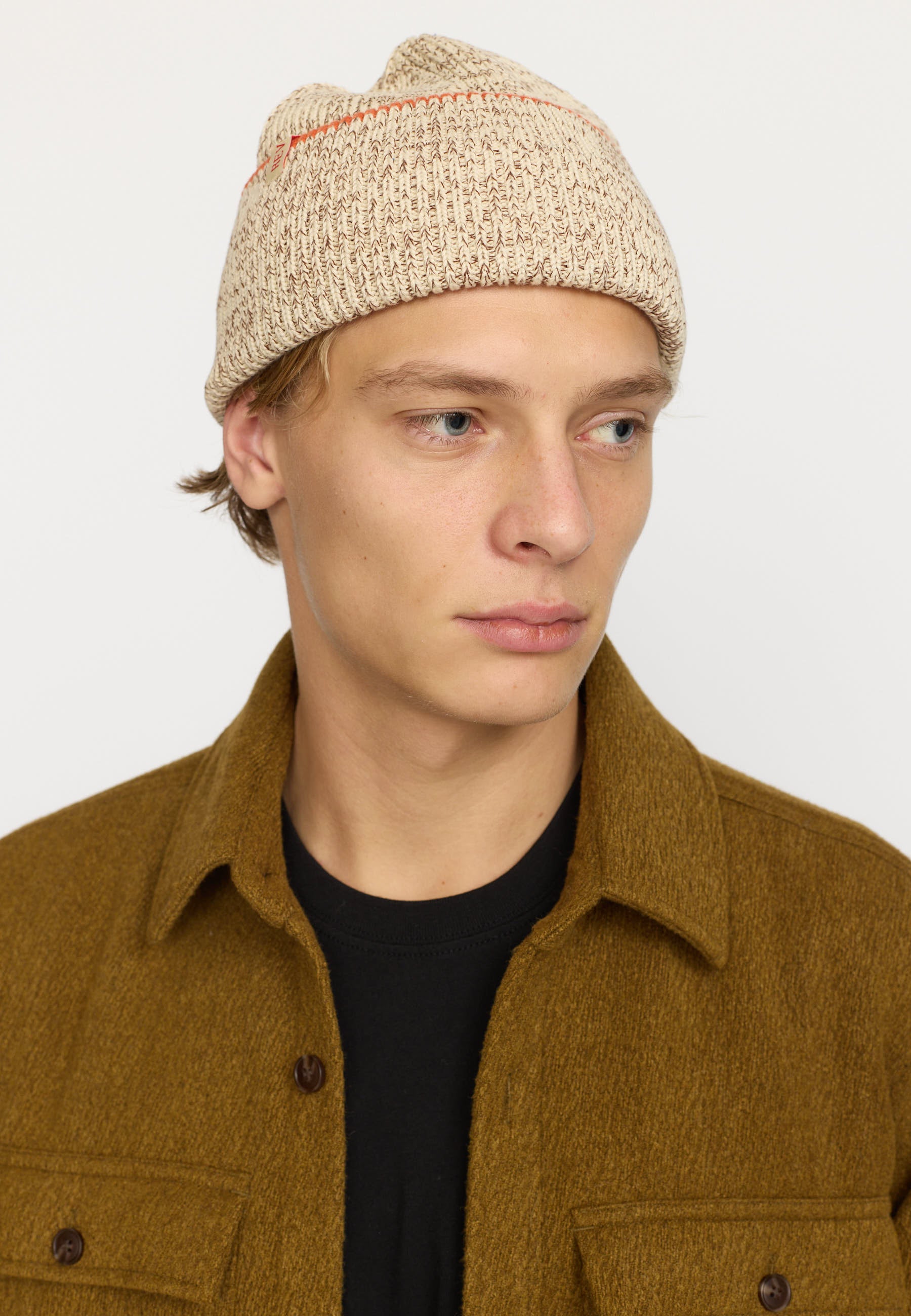 Revolution Big Fold Up Beanie Headwear Offwhite