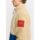 Revolution Blocked Teddy Jacket Fleece Offwhite
