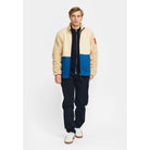 Revolution Blocked Teddy Jacket Fleece Offwhite