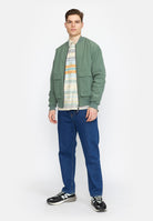 Revolution Bomber Jacket Lightweight Outerwear Dustgreen