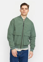 Revolution Bomber Jacket Lightweight Outerwear Dustgreen