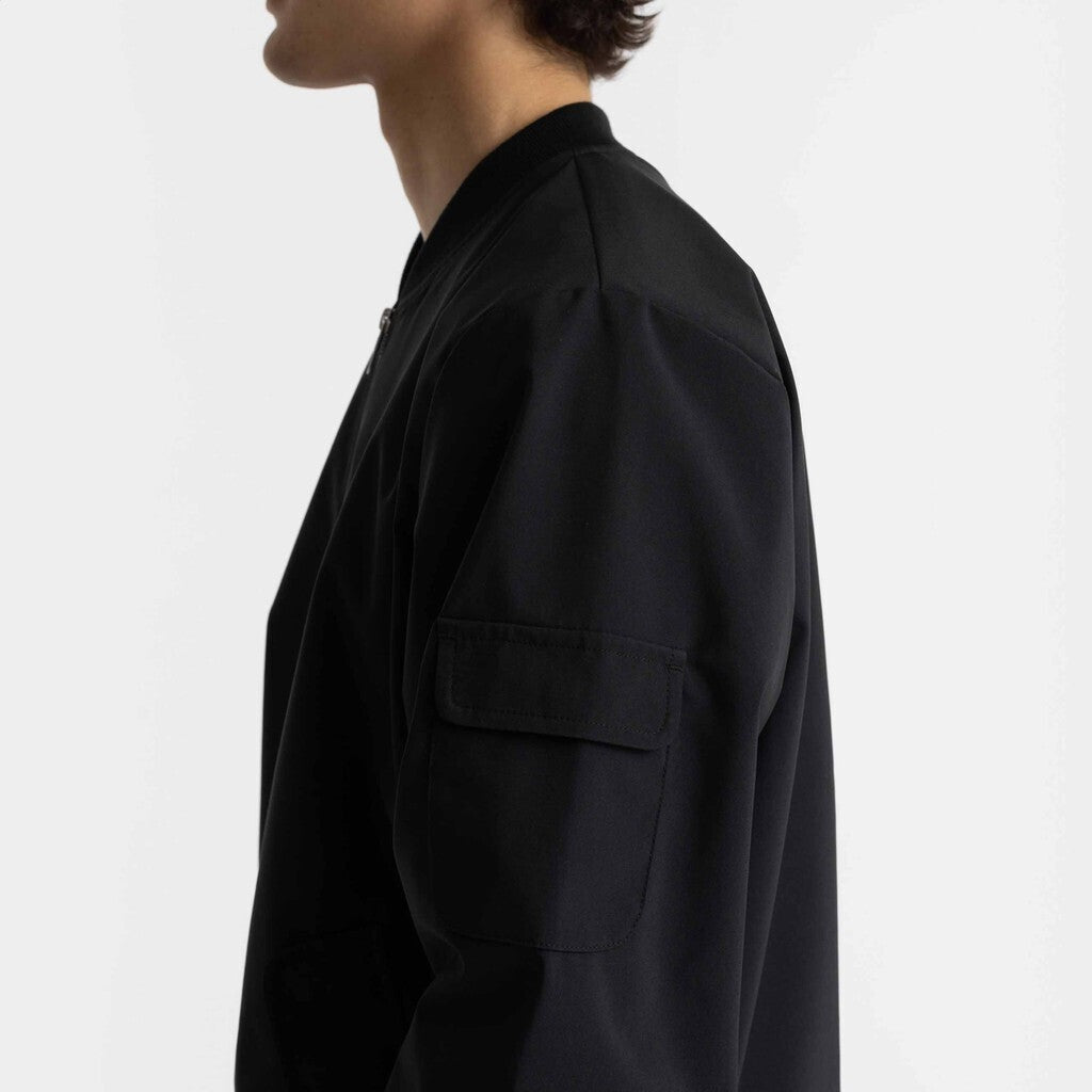 Revolution Bomber Jacket Lightweight Outerwear Black