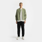 Revolution Bomber Jacket Lightweight Outerwear Lightgreen