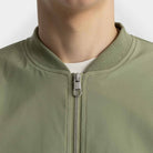 Revolution Bomber Jacket Lightweight Outerwear Lightgreen