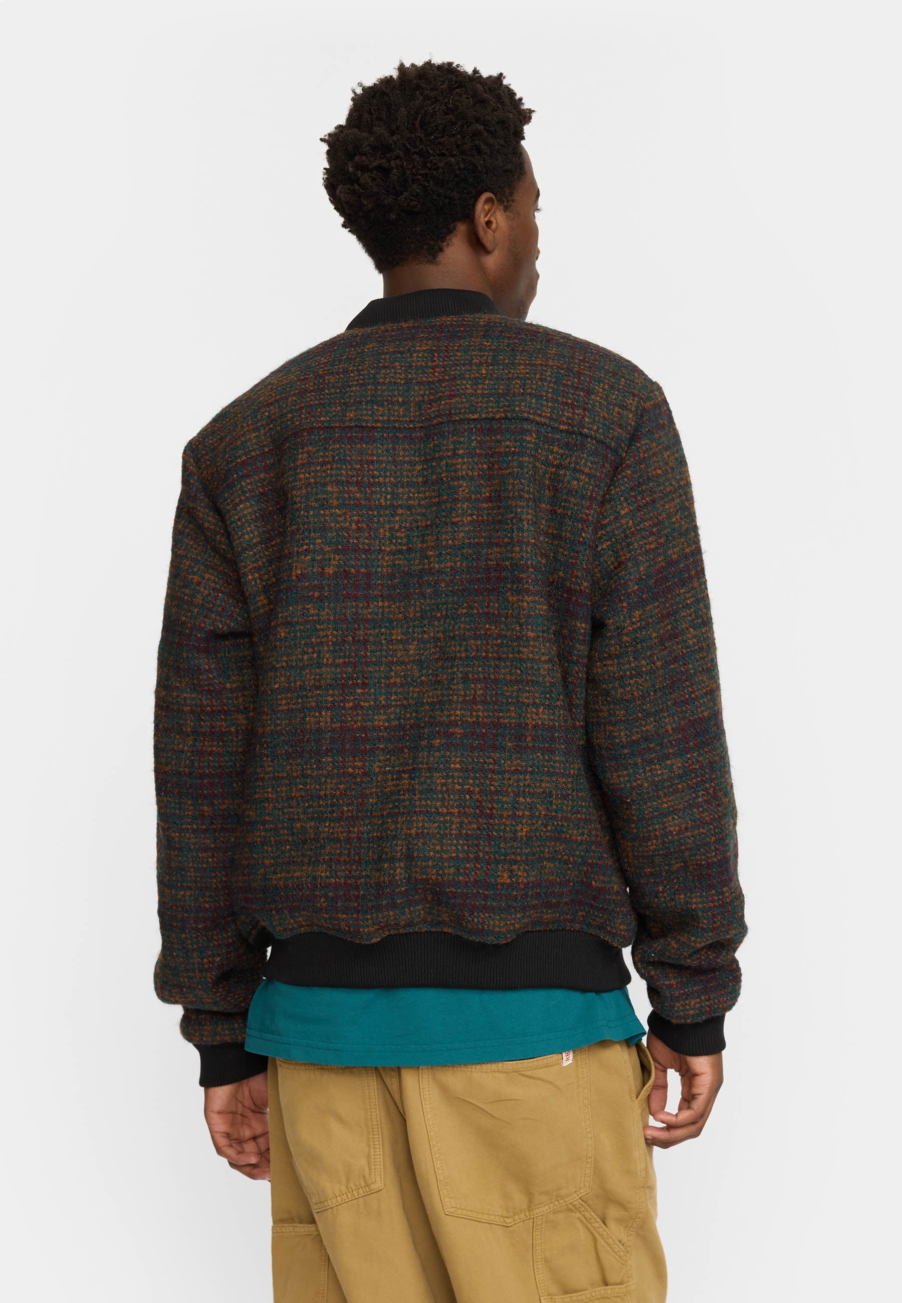 Revolution Bomber Jacket Winter Outerwear Darkgreen