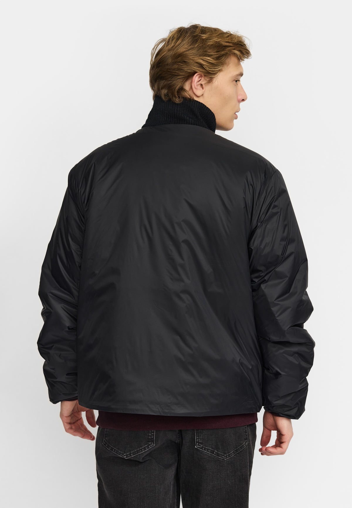 Revolution Bomber Jacket Winter Outerwear Black