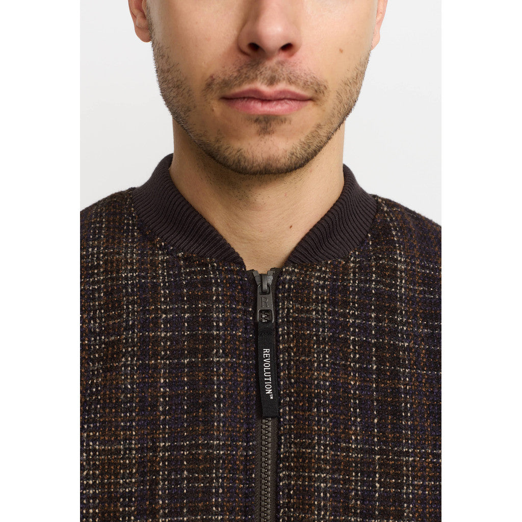 Revolution Bomber Jacket Winter Outerwear Brown