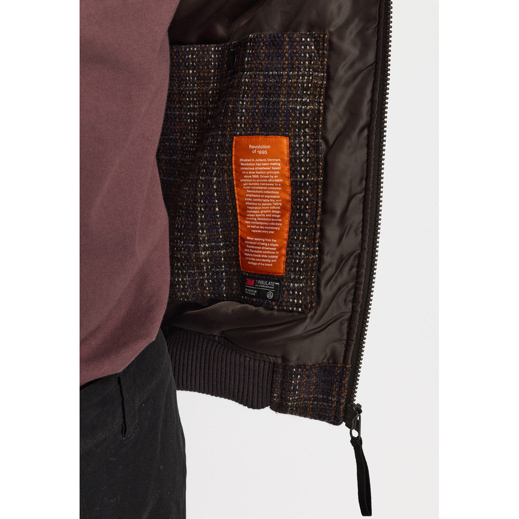 Revolution Bomber Jacket Winter Outerwear Brown