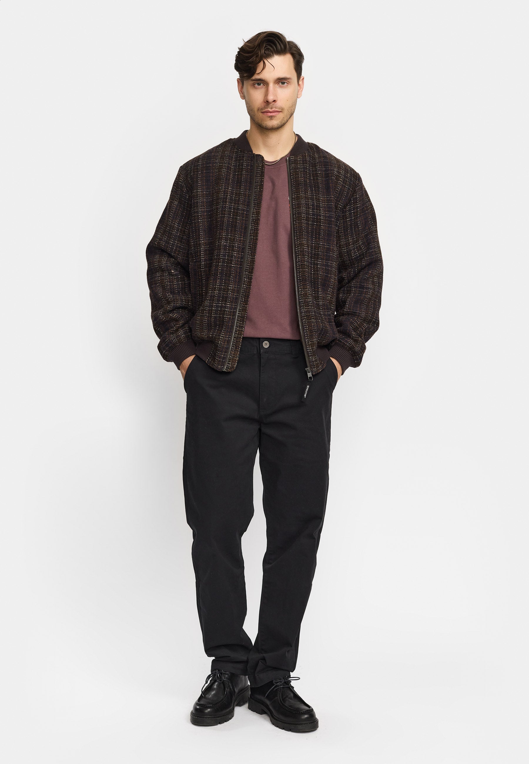 Revolution Bomber Jacket Winter Outerwear Brown