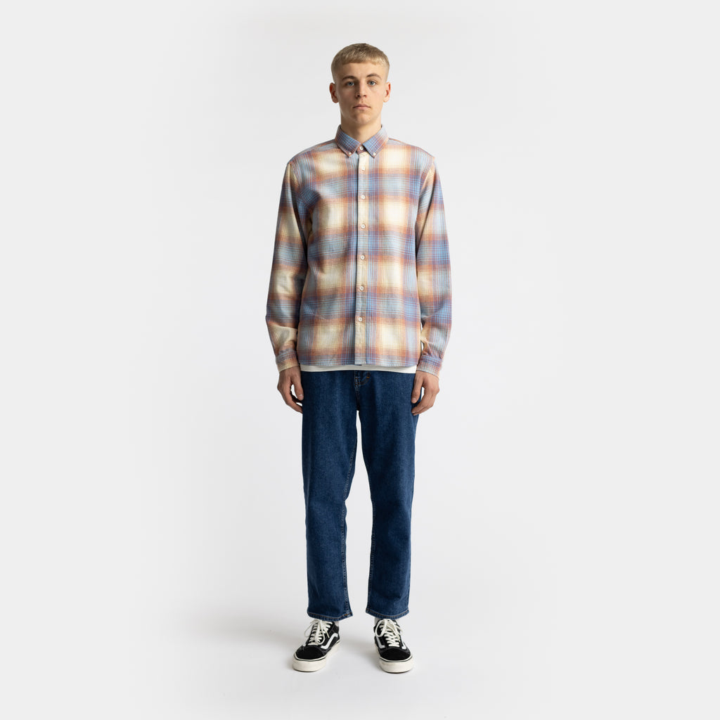 Revolution Button-down Shirt Long-sleeve Shirts Lightblue