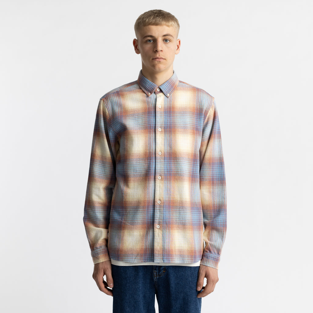 Revolution Button-down Shirt Long-sleeve Shirts Lightblue