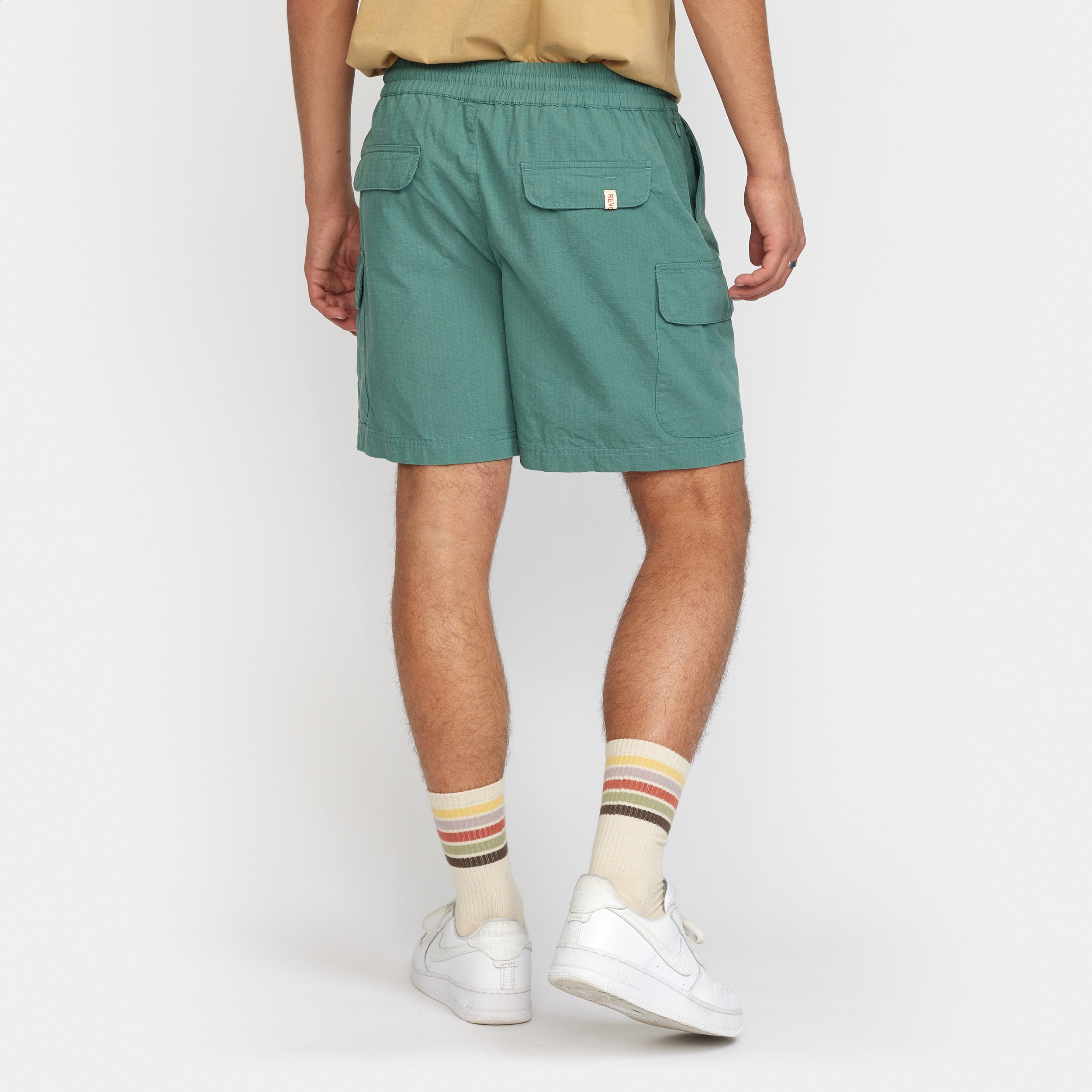 Revolution Cargo Shorts Shorts Green