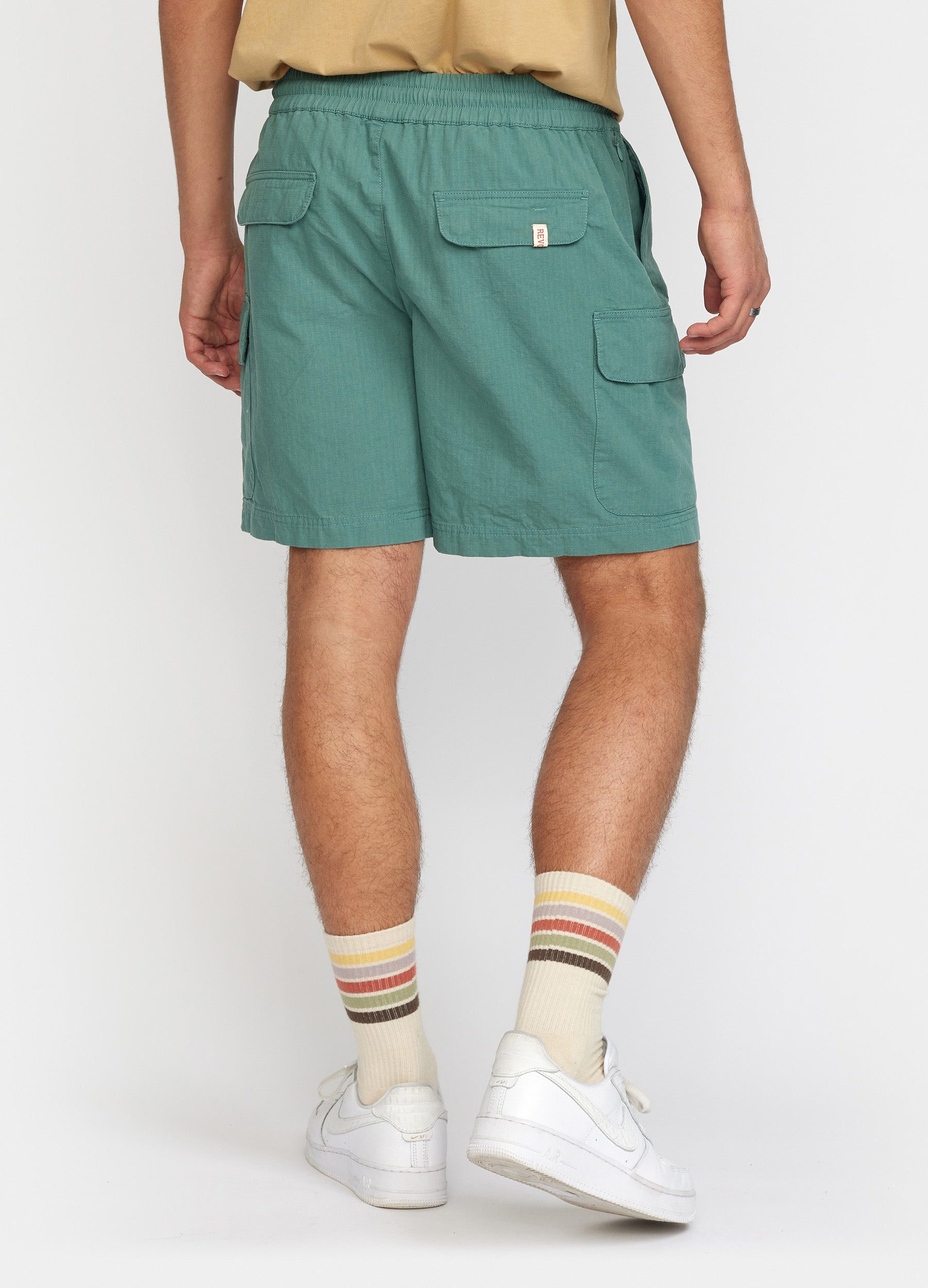 Revolution Cargo Shorts Shorts Green