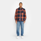 Revolution Casual Overshirt Overshirts Darkred