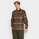 Revolution Casual Overshirt Overshirts Brown